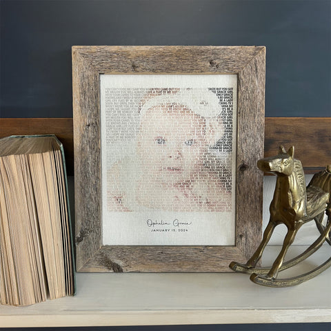 Nursery Song Lyrics Baby Portrait